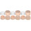 12Pcs Round Wooden Keepsake Box with Lid Beige Storage Box for Teeth 8