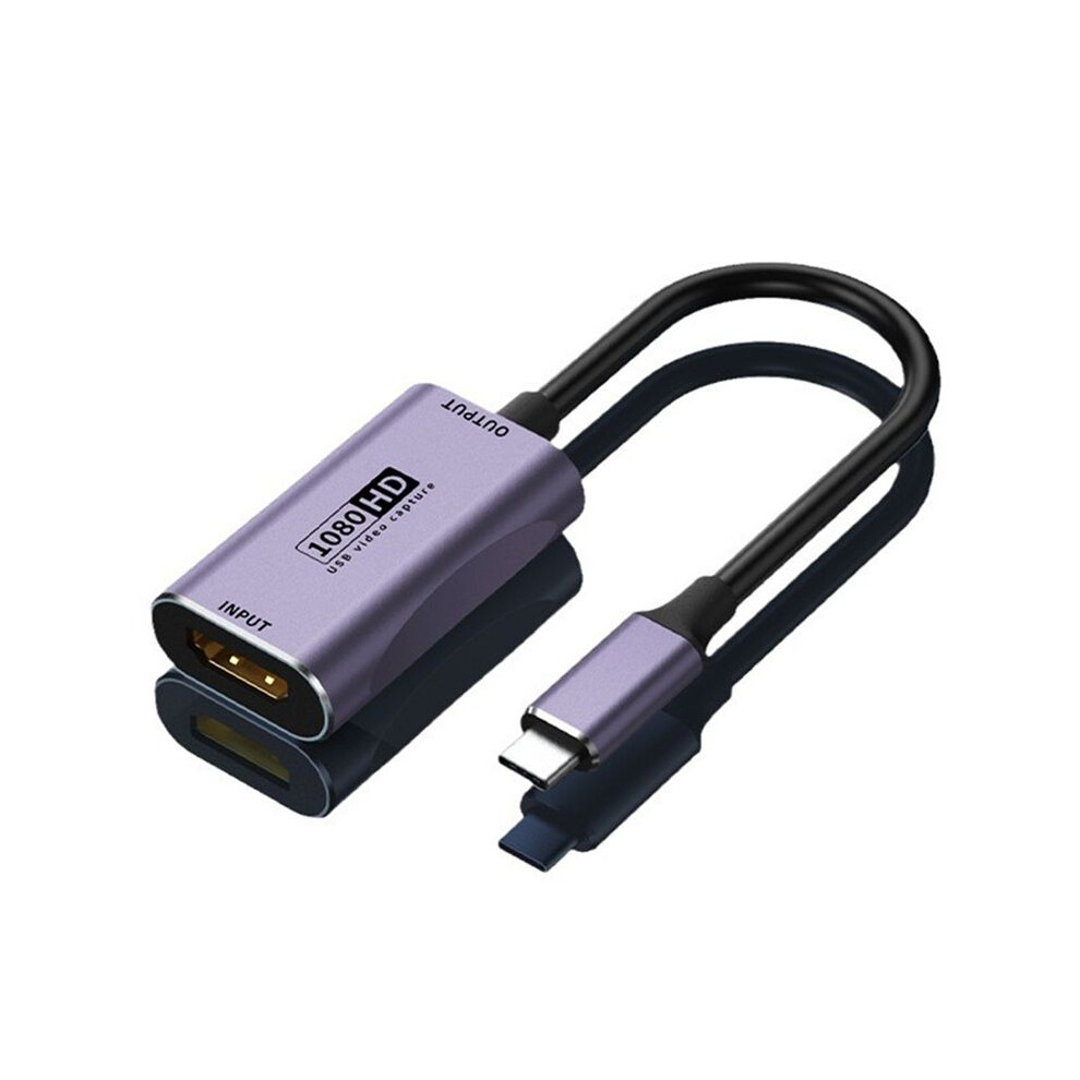 For Phone Tablet Projector Camcorder To -Compatible Adapter Cable 4K Video Capture Card For Vlog Filmmaker Dslr Gray 6033121036232