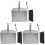 3Sets Compact Mini Dustpan and Cleaning Brush Set for Home Use Grey 4