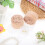 12Pcs Round Wooden Keepsake Box with Lid Beige Storage Box for Teeth 10