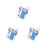 3Pcs Auto Scratch Remover Car Body Compound Assorted Color Easy Apply 5