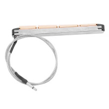 Bass Pickup Stick Laminated Hard Stick Piezoelectric Strip, 4-String Bass Piezoelectric Ceramic Pickup Stick