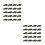 40Pcs PP Olive Model Toy Set Sand Table Decor for Kids 9