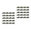 40Pcs PP Olive Model Toy Set Sand Table Decor for Kids 6