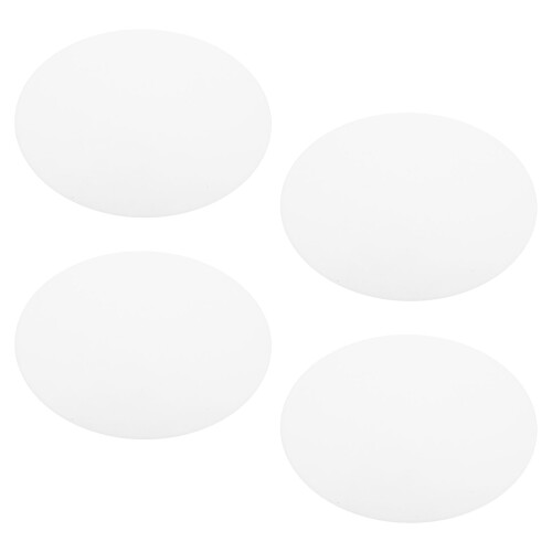 4Pcs Acrylic Ceiling Light Diffuser Panels White Frosted Lamp Shades