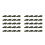40Pcs PP Olive Model Toy Set Sand Table Decor for Kids 8