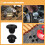 60Pcs Versatile Hydraulic Jack Oil Plug Set with Rubber Seal 5