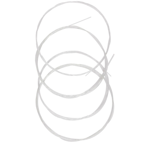 16Pcs Nylon Ukulele Wire Silver Sturdy Musical Instrument Strings