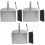 3Sets Compact Mini Dustpan and Cleaning Brush Set for Home Use Grey 5