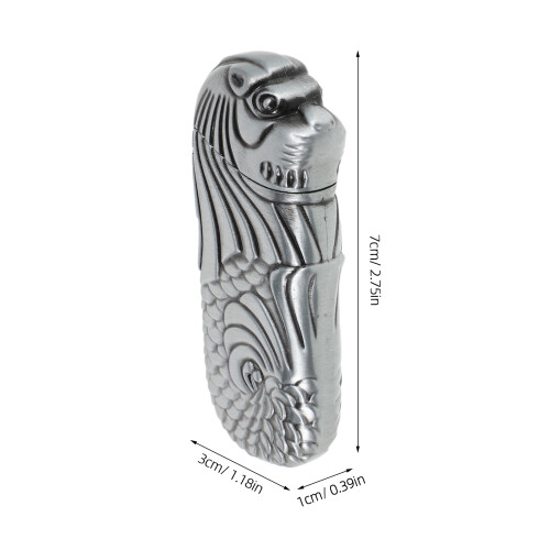 Metal Lighter Holder Fish Scale Protective Shell 2