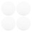 4Pcs Acrylic Ceiling Light Diffuser Panels White Frosted Lamp Shades 10