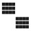 24Pcs Lightweight Carbon Fiber Kitchen Compost Bin Filter Pads Black 5