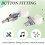Gitarrinstrument Strängknapp Tillbehör Banjo Tuner Tuning Keys Turtledove String Button Tuner,A 4