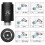 Tuya ZigBee  Radiator Actuator TRV Programmable Thermostatic Radiator Valve App Remote Temperature Controller Black 4