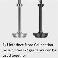Lantern Gas Tank Bracket Camping Gas Tank 1/4 Adapter Portable Lanterns Extension Rod for Camping G2 Gas Tank Black