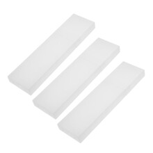 15Pcs White Tongue Plastic Case Travel Holder for Home Use