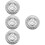 4Pcs Silver Stainless Steel Gutter Screens Downspout Leaf Drain Guards 8