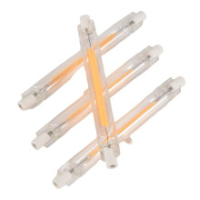 Hoge Vermogen 10W LED R7S COB Glazen Buis 118mm COB Gloeilamp AC220V LED Buis Vervangt Halogeenlamp Warm Wit