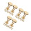 30Pcs Golden Flat Head Rivet Set for Repair and Craft Projects 8