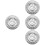 4Pcs Silver Stainless Steel Gutter Screens Downspout Leaf Drain Guards 7