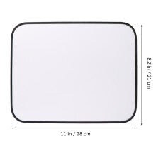 2Pcs Black Magnetic Blackboard Plastic Erasable Drawing Board for Home