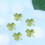 10Pcs Durable Green Patch Appliques DIY Decoration for Clothes 5