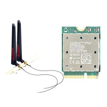 Tri Band WiFi7 QCNCM865 5.4 Wireless WiFi Card Tri Band 2.4G/5G/6Ghz Network Wireless Adapter for Win11Antenna