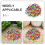 2Packs Assorted Color Irregular Stones Aquarium Fish Tank Decor 6