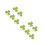 10Pcs Durable Green Patch Appliques DIY Decoration for Clothes 8
