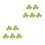 10Pcs Durable Green Patch Appliques DIY Decoration for Clothes 9