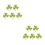 10Pcs Durable Green Patch Appliques DIY Decoration for Clothes 10