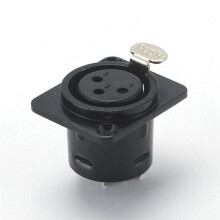 Stecker Typ D auf Buchse, 3-Polig, XLR-Buchse, Adapterstecker, Cannon-Buchse, Balance-Stecker, Schweißhalterung, XLR-Anschluss