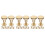 30Pcs Golden Flat Head Rivet Set for Repair and Craft Projects 6