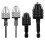 4Pack Round to Hex Adapter 1/4 1/8 1/16Inch Drill Chuck Adapter Keyless Drill Chuck Bit Hex for Impact Driver Conversion 2