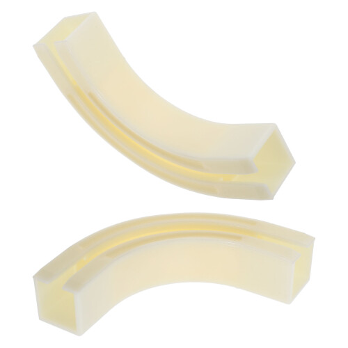 10Pcs White Flexible Corner Connectors for Ceiling Track Curtain Rods