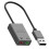 7.1 Channel Sound Card External 3.5mm USB Adapter USB to Microphone Speaker Audio Interface for PS4 Laptop Computer 1