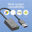 7.1 Channel Sound Card External 3.5mm USB Adapter USB to Microphone Speaker Audio Interface for PS4 Laptop Computer 9