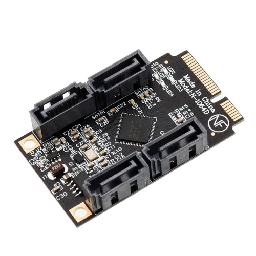 New High-Speed  3.0 Adapter Efficient Data Management:  PCIe to 4   3.0 Adapter 1