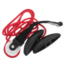 4Sets Adjustable Resistance Red Nylon Pulley System for Home Fitness