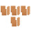 32Pcs Strong Adhesive Brown Cork Sheets for DIY, Office, and Wall Art 7