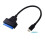 MSATA-zu-USB-Adapter, MSATA-Gehäuse, M.2 NGFF, MSATA-SSD zu  3.0-Adapter, Riser Board, M.2-Box-Kabel 6