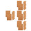 32Pcs Strong Adhesive Brown Cork Sheets for DIY, Office, and Wall Art 5