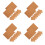32Pcs Strong Adhesive Brown Cork Sheets for DIY, Office, and Wall Art 6