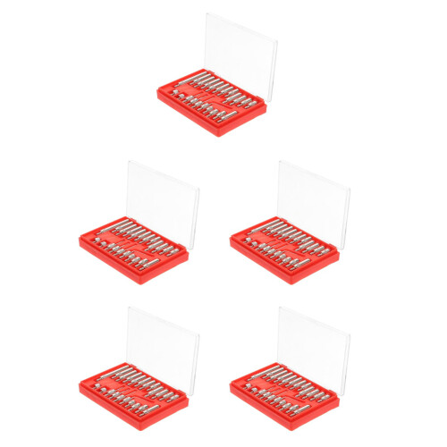 5Sets Silver Dial Test Indicator Points Durable Metal Gauge Tool Kit 2