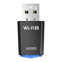 AX900 900Mbps USB WiFi Adapter Dual Band 2.4G/5Ghz WiFi 6 USB Adapter 900Mbps WiFi Adapter for Windows 7 10 11