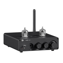 For Fosi Audio T20X 100W Bluetooth5.0 Vacuum Tube Amplifier Stereo Power Amp TPA3221 for Home Theater Speakers UK PLUG