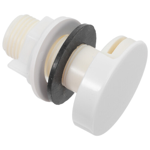 White Urinal Plumbing Spud Water-Saving Nozzle