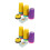 2Sets Colorful Stacking Cups Toy Set Kids Intelligence Training Fun 4