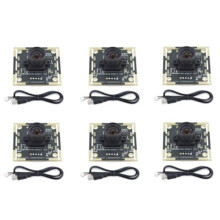 6 Pcs Camera Module 100 Degree OV9732 2M Cable 1280x720 30fps, for DIY Autodarts.Io, USB Drive Free