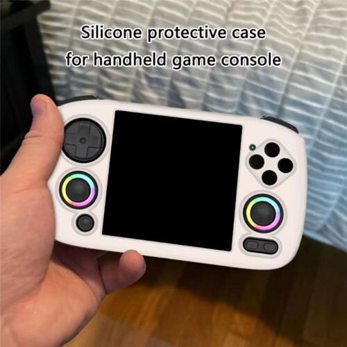 Gamepad Housing with Lanyard Protector Cover for RG CubeXX Scratchproof Game Console Protective Case Black 2